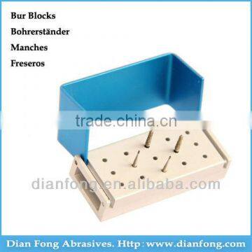 BB201 Sterilisable Aluminium Bur Blocks For High Speed FG Burs 15 Holes