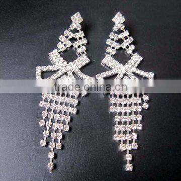 crown alloy earrings