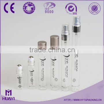 colorful refillable cosmetic tube bottle with aluminium sprayer