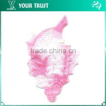 Beige Brown Spiral Shell Clothing Applique Garment Patch Label photo-5