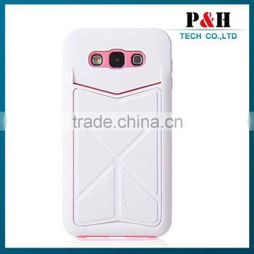 Luxury PU Leather Card Stand Case For Samsung Galaxy E7 photo-2