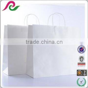 China Factory Eco-friendly White Kraft Paper Bag