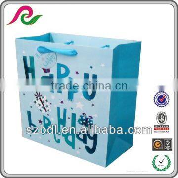 2015 best selling items quality gift paper packaging bag