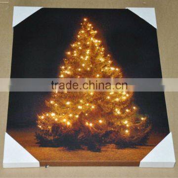 decoration tree led led christmas painting on canvas