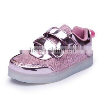 Hot Selling Led Light Kids Sneaker Shoes With USB Charge Breathable Kids Casual Shoes photo-2