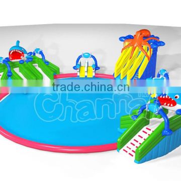 New design inflatable water games giant inflatable floating water park                        
                                                Quality Choice