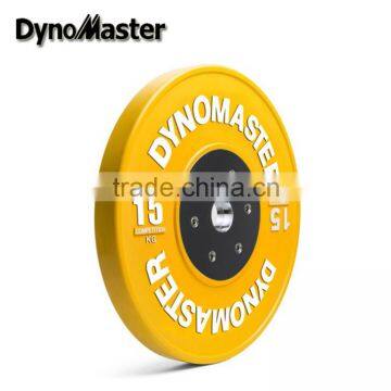 Dynomaster Olympic Barbell Plate/Rubber Weight Plate/ IWF Competition Bumper Plate