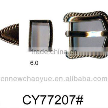 Belt Buckle for Leather Products With Metal Loop and Tip Clip photo-4