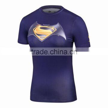 Women Avengers Dawn Of Justice Bat-man Vs Superman/Captain America/Wonder Women T Shirt Fitness Tee Tops photo-3