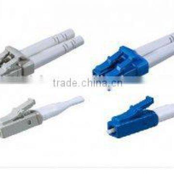 LC Single Mode Or Multi Mode LC Fiber Optic Connector UL-rated Plastic Housing And Boot