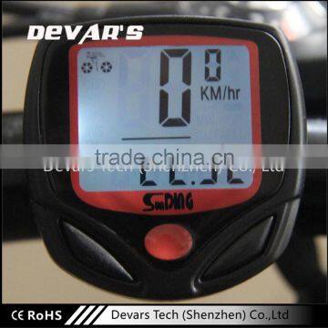 2016 wholesale high quality portable measuring speed odometer with battery