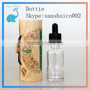 hot sale wooden packing for glass drpopper bottles China new design dropper bottle with wooden box