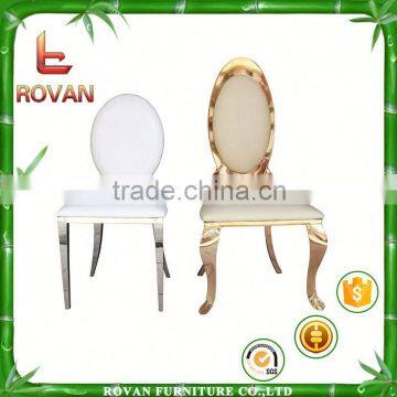 Comfortable Stainless Steel Legs Dining Chair Steel Banquet Chair photo-6