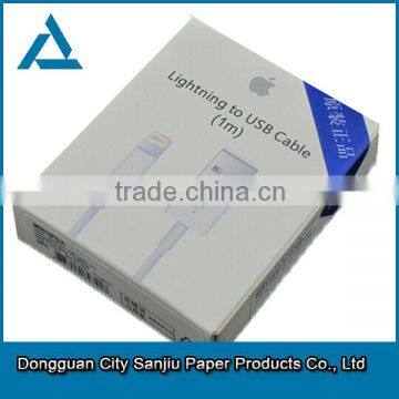 Customized Usb cable packaging paper box manufacturer