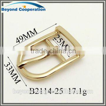 25mm real guangdong gold plated arch H shape buckle