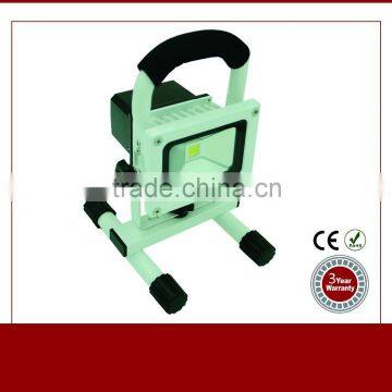 High Efficiency IP65 CE RoHS Portable 10w Rechargeable Led Flood Light photo-5