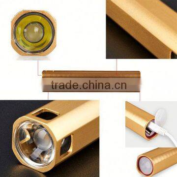 POPPAS 6617 High Quality 2600mah Portable Mini Multi-fonction Smart Power Bank Light photo-4