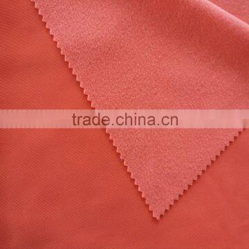 Dull velvet brushed fabric huzhou textile factory 200 gsm garment cloth