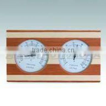 wooden digital saunaroom thermometer &hygrometer with CE ROHS ETL