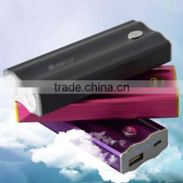 China wholesale price portable power bank 5800mah with led lights function                        
                                                Quality Choice