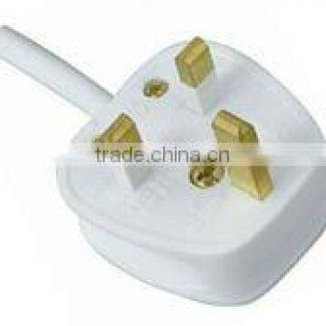 U.K.Power Cord H05VV-F 3G0.75/1.0/1.5mm2 VDE cable BS plug