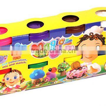 Colorful children game non -toxic modeling clay toy