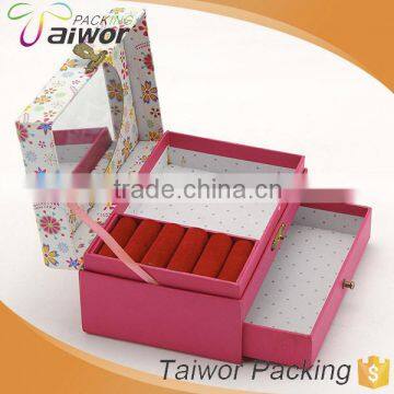 Beautiful boutique box/ cosmetic box ,gift box with mirror                        
                                                                                Supplier's Choice