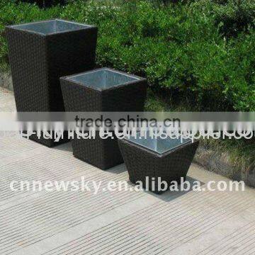 Gareden rattan Flower Planter Box