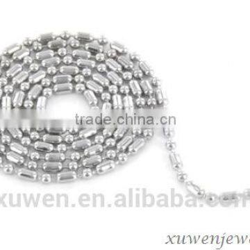 Manufacture Silver Color OEM 316l Stainless Steel Rice Ball Chain photo-2