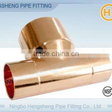 Copper Reducing Tee C X C X C ASME B16.22 standard