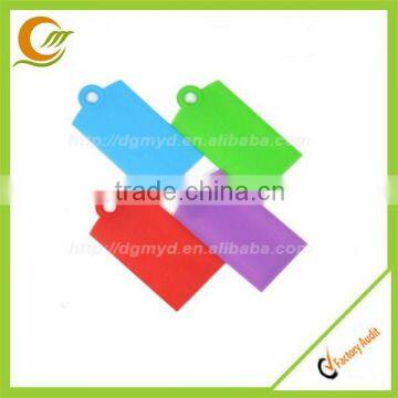 Colorful luggage tag Customized wholesale PVC luggage tag