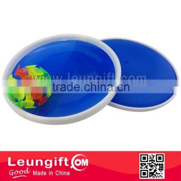 Blue plastic Throw and Catch LED lighting chuck ball