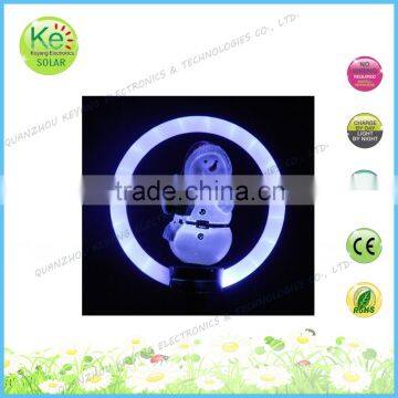 Snowman Season Lawn Stainless Steel LED Solar Light photo-2