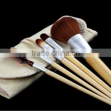 5Pcs Cosmetic facial brush Earth-Friendly Bamboo Elaborate Makeup Brush Sets makeup brush kits tools
