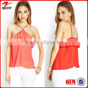 2016 New design girls cami tops wholesale girls clothing china