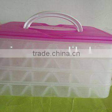 18 lattices 4 layers Plastic dumpling packaging tray