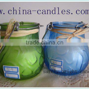 eco-friendly replacement glass candle holder candle wax melters