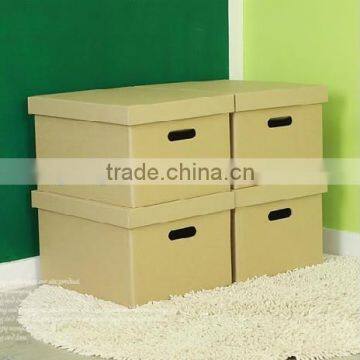 Printing foldable storage corrugated box