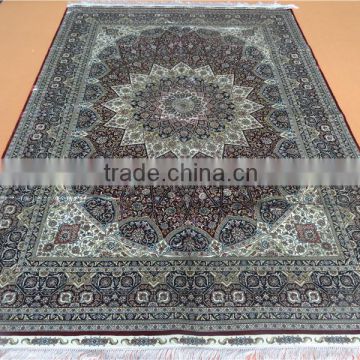 5'x8 ' Fine Quality Handknotted Nain Silk Carpet isfahan silk carpet cashmere silk carpet pakistan handmade silk carpet