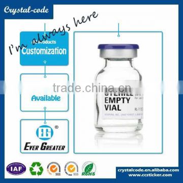 Waterproof 10ml vials steroids label