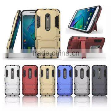 2 In 1 Hot Selling Iron-Bear Stand Rugged Hybrid Cover Case For Motorola Moto X Style photo-6