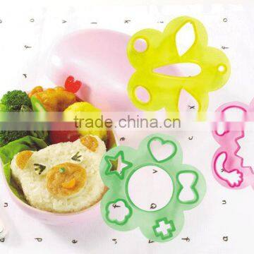 bread cutters , vegetable cutters , bento mold