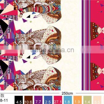 150T 100% Polyester Microfiber Fabric Disperse Print Fabric