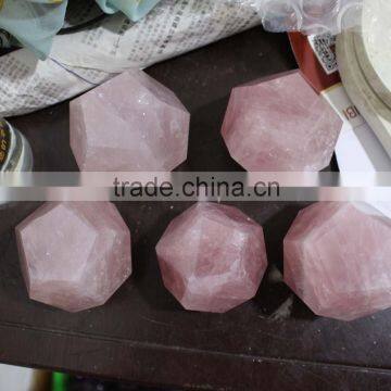 customize natural rock quartz stone crystal dodecahedron