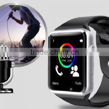 A1 Bluetooth Smart Phone Watch Montre Connecter Android Smartwatch for IOS Android mobilephone