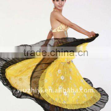 Sexy huge chiffon belly dance dress skirt