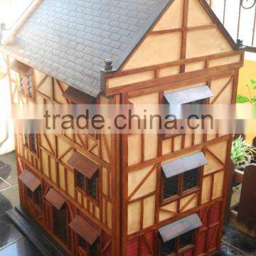 wooden doll house