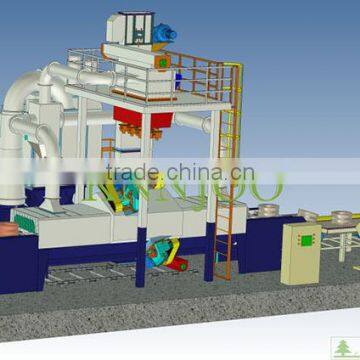 New Type Cleaning Equipment Roller Chain Shot Blasting Machine