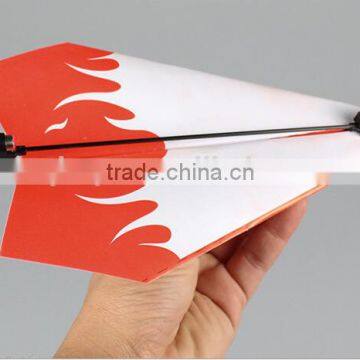 Hot selling power up paper airplane aircraft toys for kids