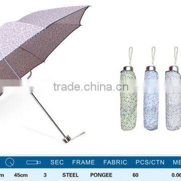 Lady Women Princess Dome Parasol Sun/Rain Folding Foldable Umbrella